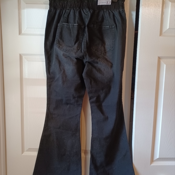 NWT A Beautiful Soul High Rise Flare Jeans 12 - Picture 4 of 5